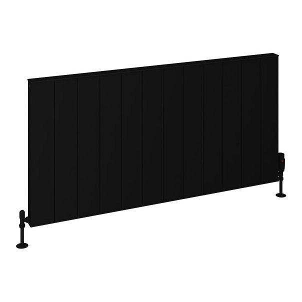 Vesima 600 x 1203 Aluminium Radiator Matt Black