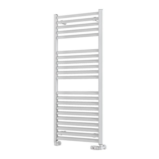 Velor 1200 x 500 Aluminium Towel Rail Matt White