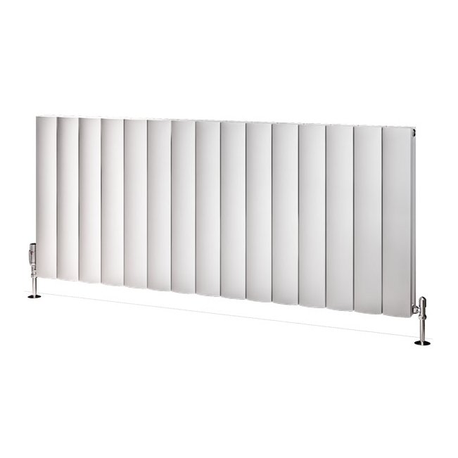 Guardia 600 x 1420 Aluminium Radiator Matt White
