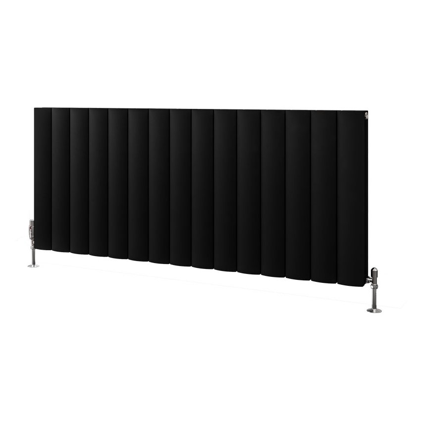 Guardia 600 x1420 Aluminium Radiator Matt Black