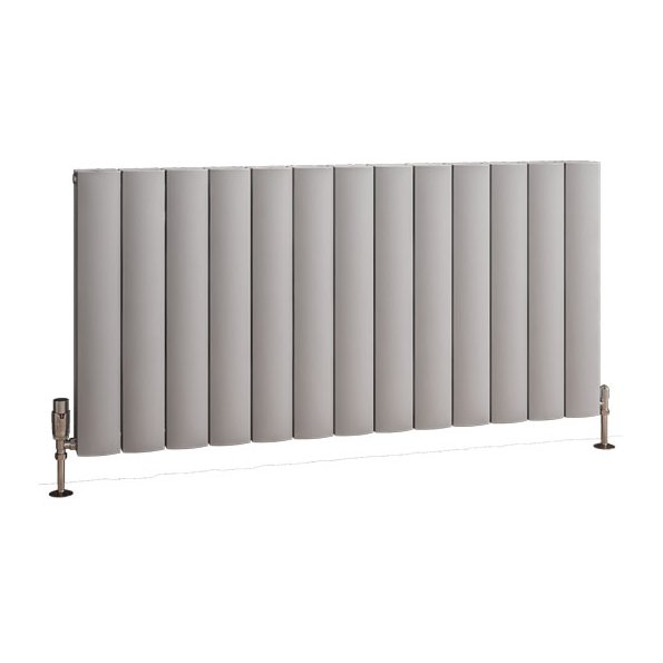 Guardia 600 x 1230 Aluminium Radiator Matt Grey