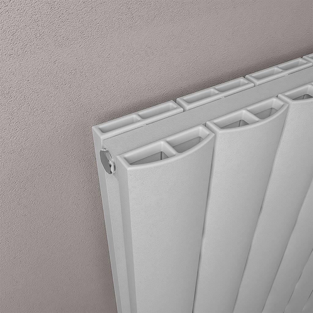 Guardia 600 x 1420 Aluminium Radiator Matt Grey