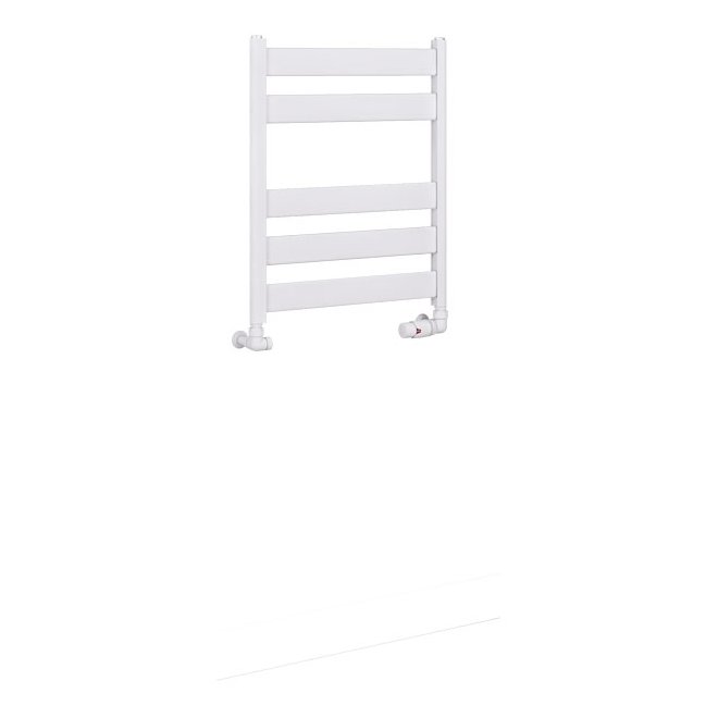 Pelago Aluminium Towel Rail 600x500mm Matt White
