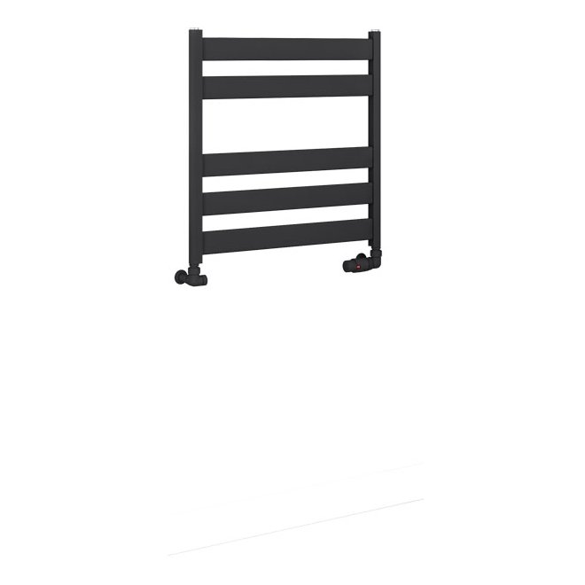 Pelago Aluminium Towel Rail 600x600mm Matt Anthracite