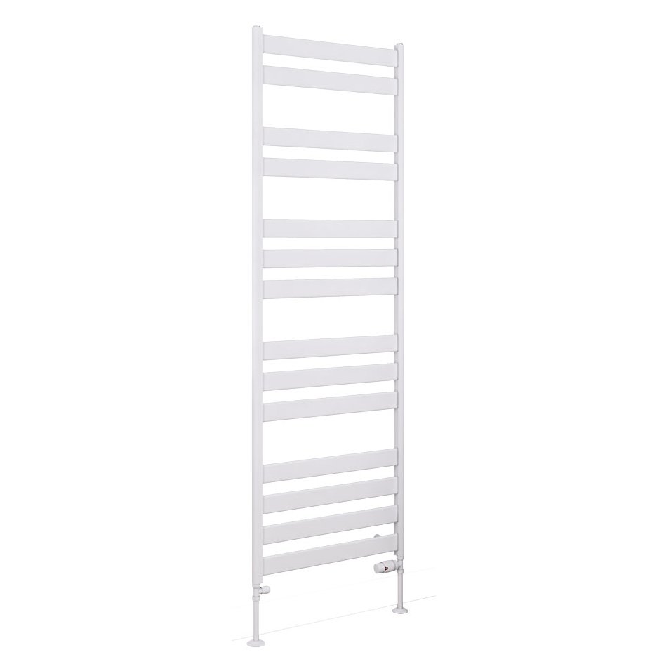Pelago Aluminium Towel Rail 1800x600mm Matt White
