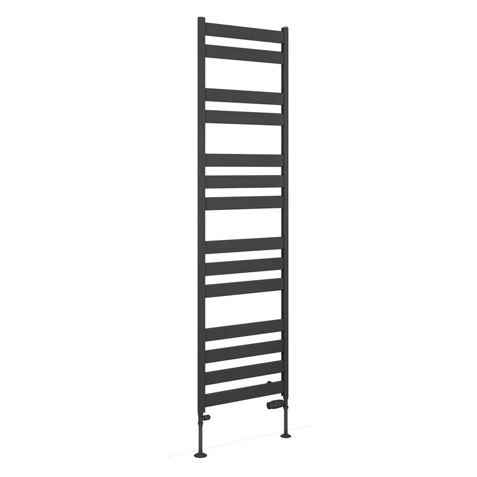 Pelago Aluminium Towel Rail 1800x500mm Matt Anthracite