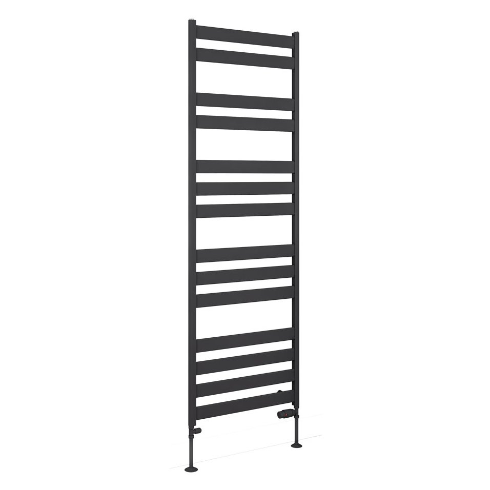 Pelago Aluminium Towel Rail 1800x600mm Matt Anthracite