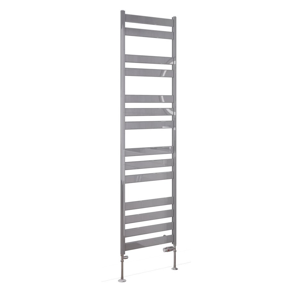 Pelago Aluminium Towel Rail 1800x500mm Polished Aluminium