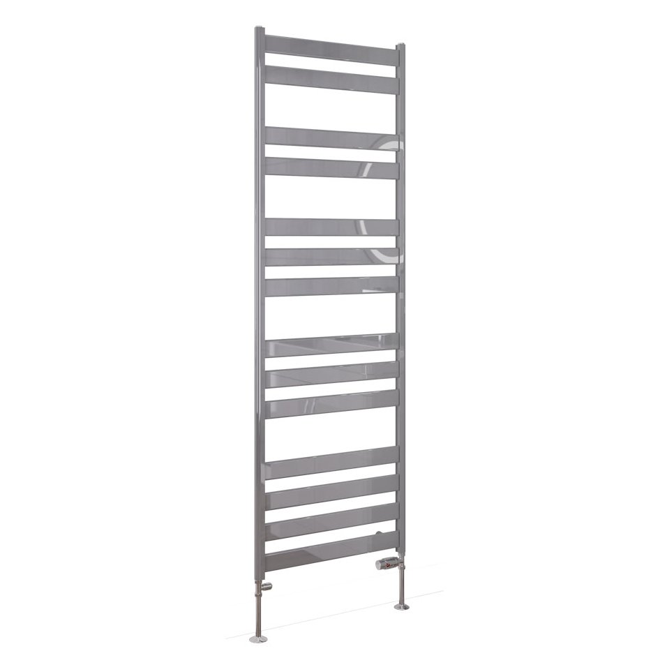 Pelago Aluminium Towel Rail 1800x600mm Polished Aluminium