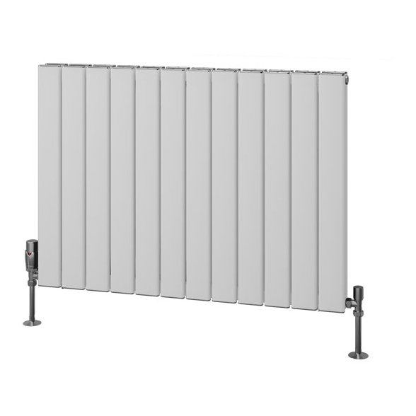 Hadleigh 600 x 835 Aluminium Radiator Matt White