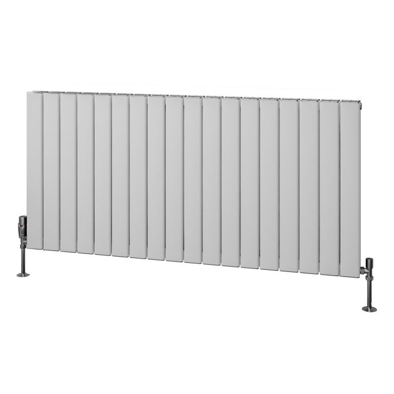 Hadleigh 600 x 1255 Aluminium Radiator Matt White