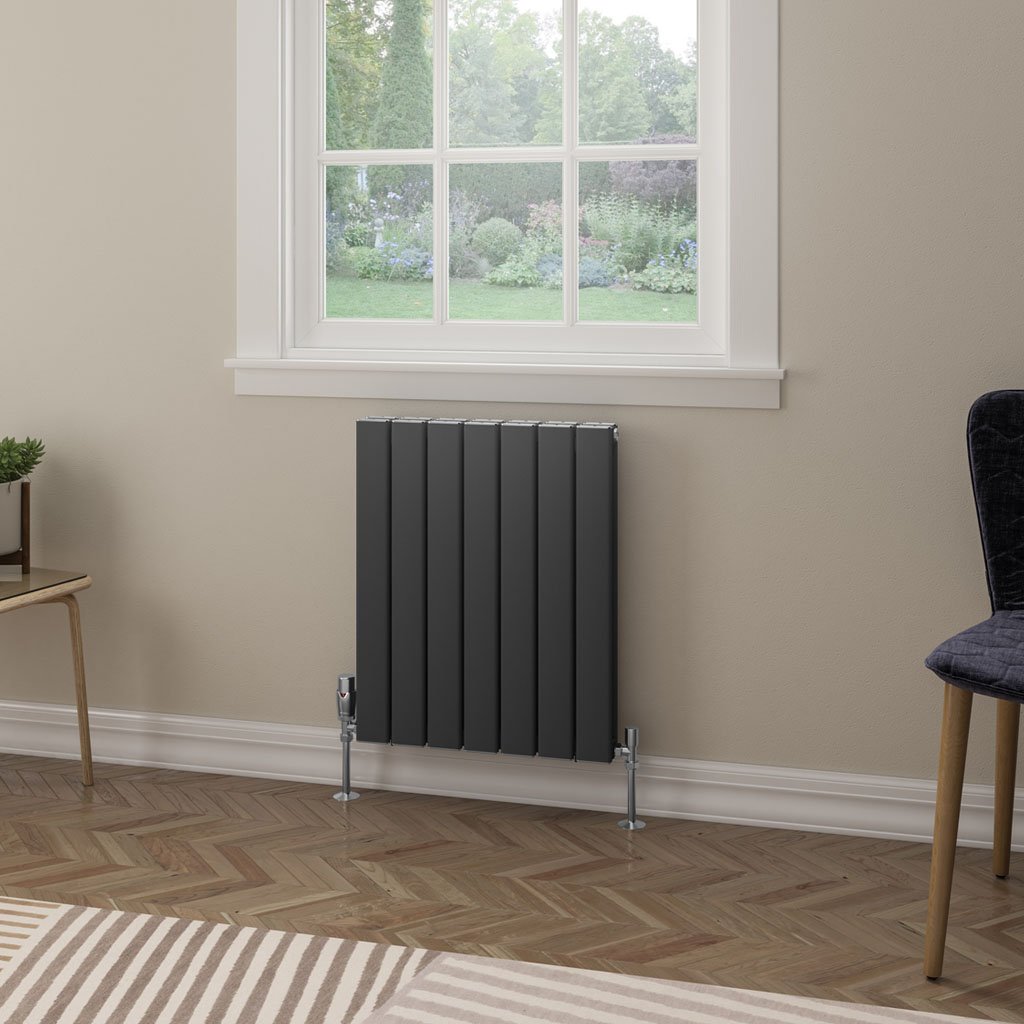 Hadleigh 600 x 485 Aluminium Radiator Matt Anthracite