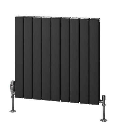 Hadleigh 600 x 625 Aluminium Radiator Matt Anthracite