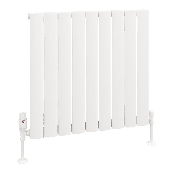 Sandhurst 600 x 625 Aluminium Radiator Matt White