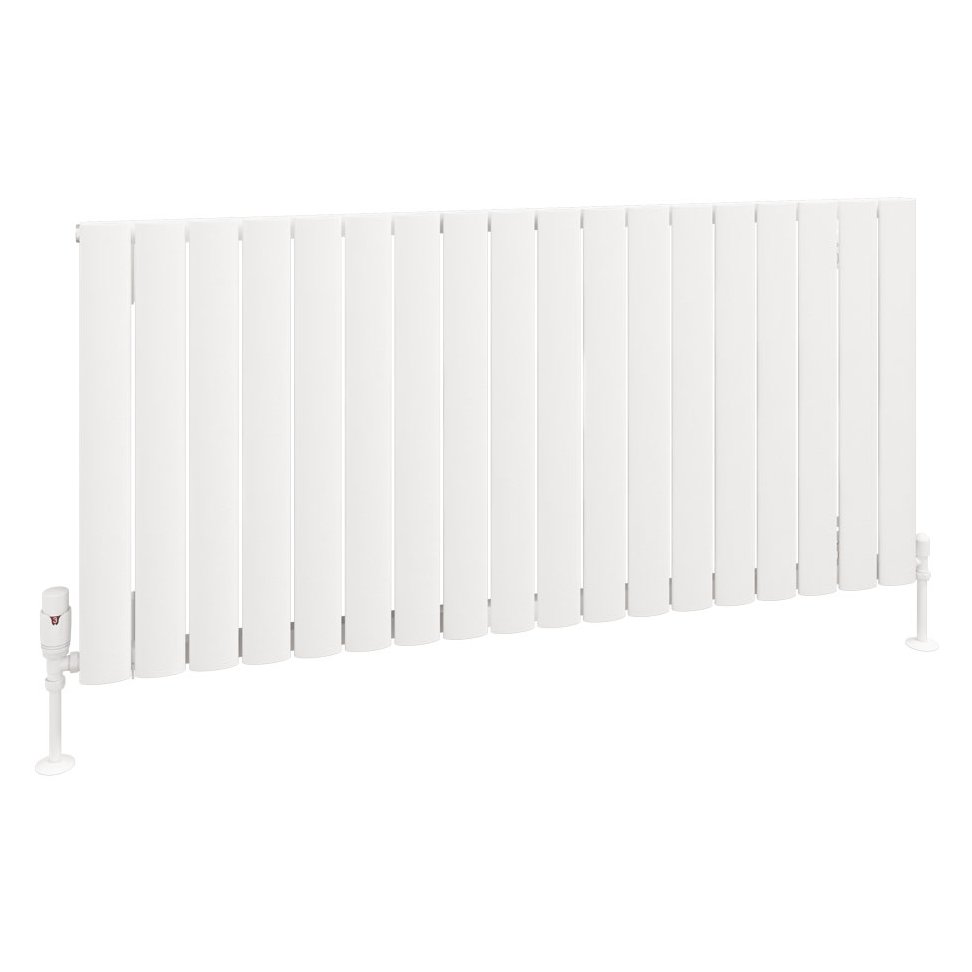 Sandhurst 600 x 1255 Aluminium Radiator Matt White