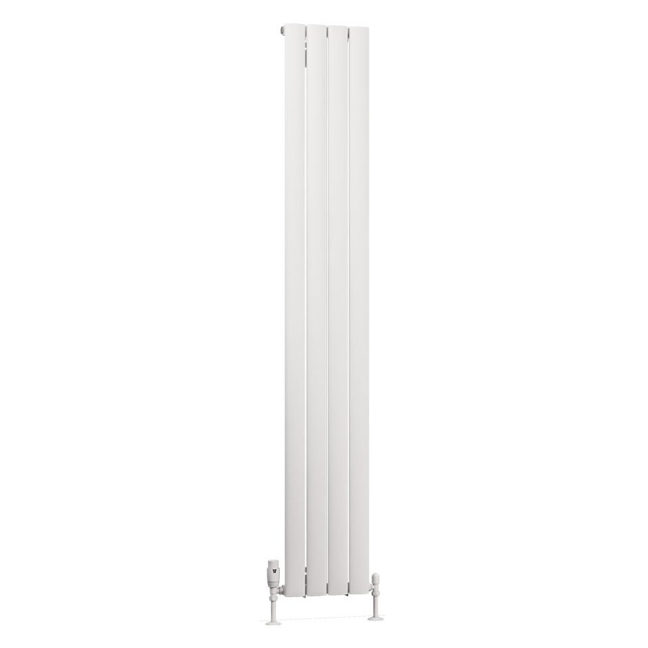 Sandhurst 1800 x 275 Aluminium Radiator Matt White