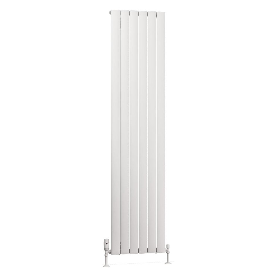 Sandhurst 1800 x 415 Aluminium Radiator Matt White