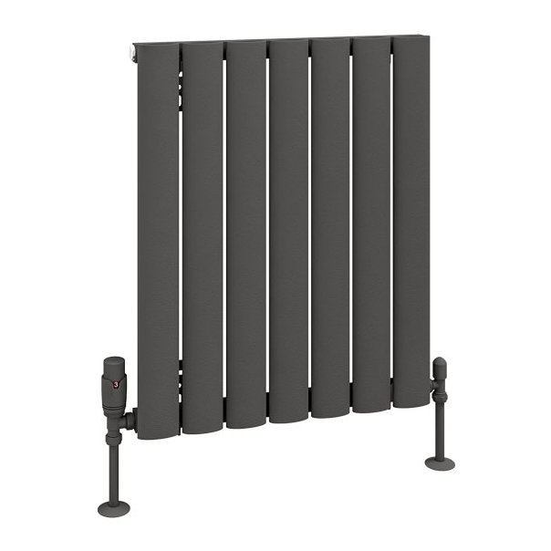 Sandhurst 600 x 485 Aluminium Radiator Matt Anthracite