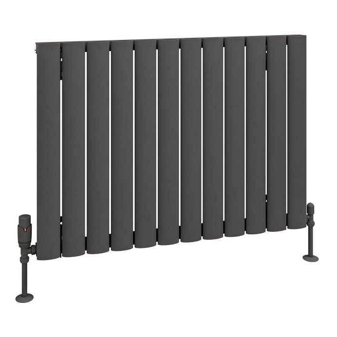 Sandhurst 600 x 835 Aluminium Radiator Matt Anthracite
