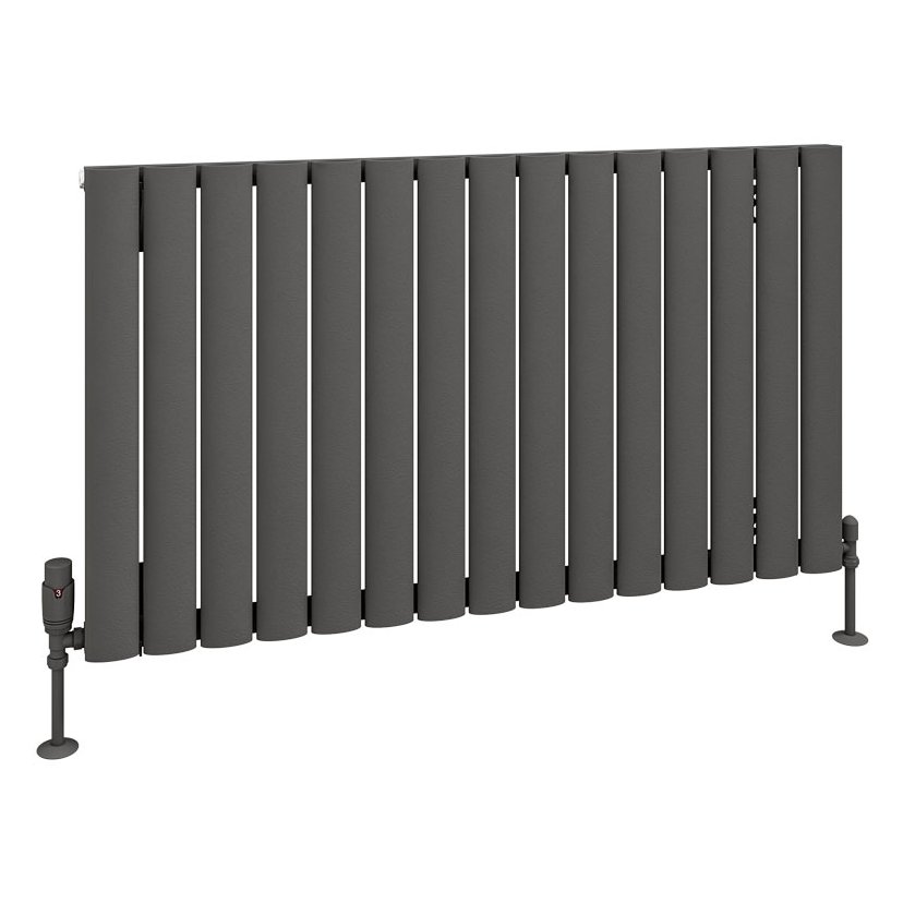 Sandhurst 600 x 1045 Aluminium Radiator Matt Anthracite