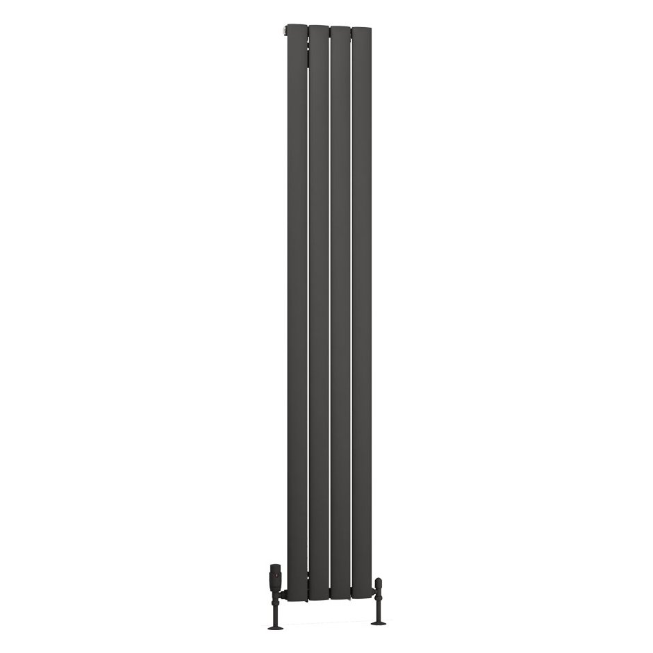 Sandhurst 1800 x 275 Aluminium Radiator Matt Anthracite