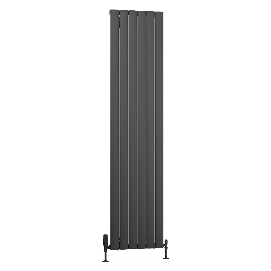 Sandhurst 1800 x 415 Aluminium Radiator Matt Anthracite