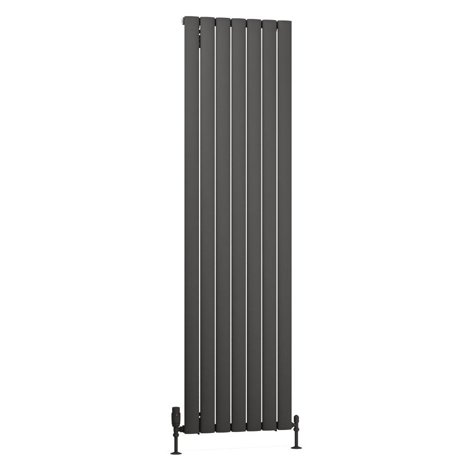 Sandhurst 1800 x 485 Aluminium Radiator Matt Anthracite