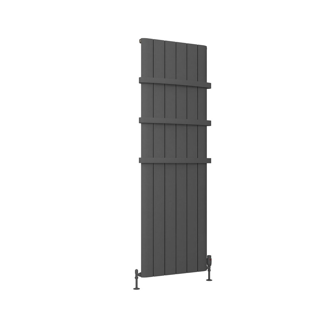 Peretti 1800 x 565 Aluminium Radiator Matt Anthracite