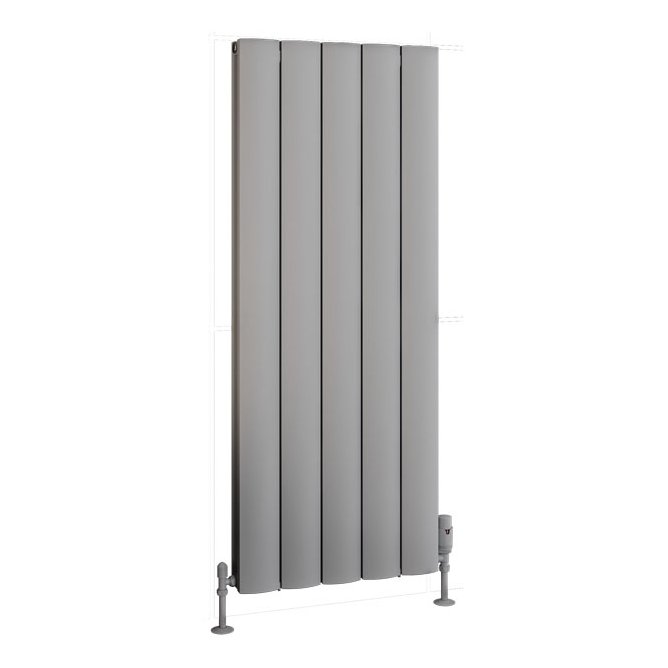 Guardia 1200 x 470 Aluminium Radiator