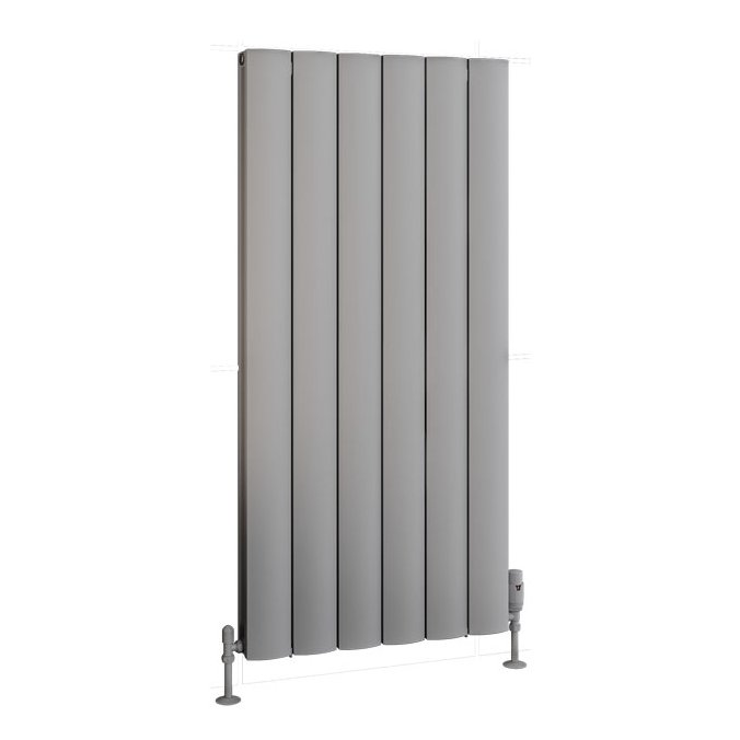 Guardia 1200 x 565 Aluminium Radiator