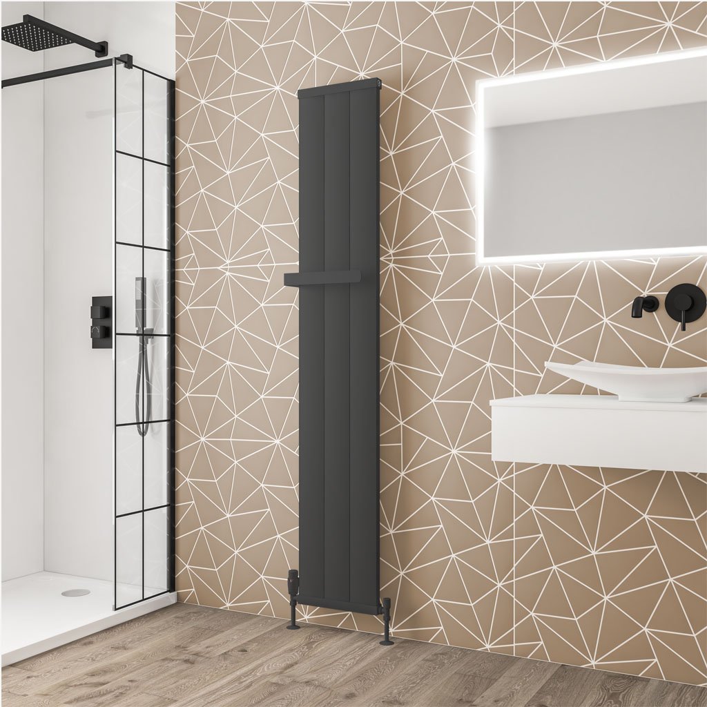 Kingswood Slimline 1800 x 310 Aluminium Radiator