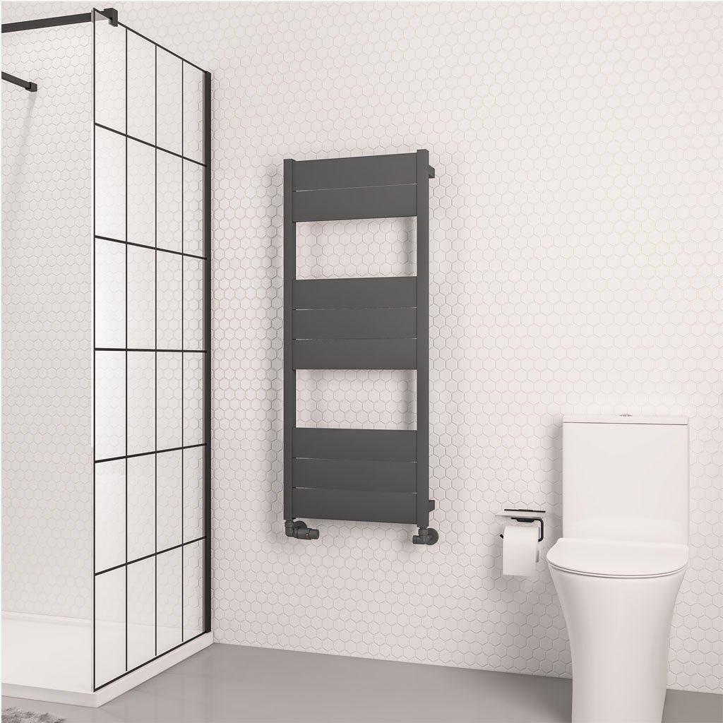Kingswood Slimline 1220 x 500 Aluminium Towel Rail