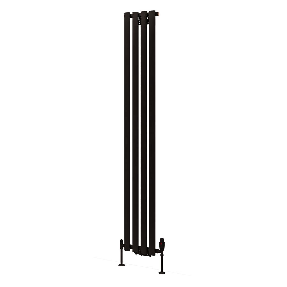 Tunstall 1800 x 280 Radiator Matt Black