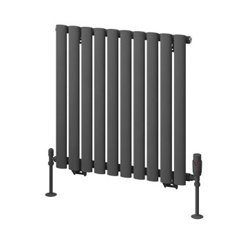 Tunstall 600 x 589 Radiator Matt Anthracite
