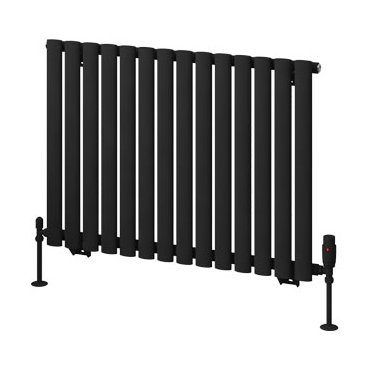 Tunstall 600 x 825 Radiator Matt Black