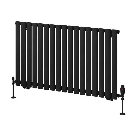 Tunstall 600 x 1002 Radiator Matt Black