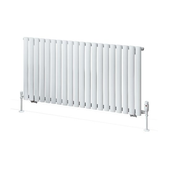 Tunstall 600 x 1179 Radiator Matt White