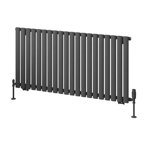 Tunstall 600 x 1179 Radiator Matt Anthracite