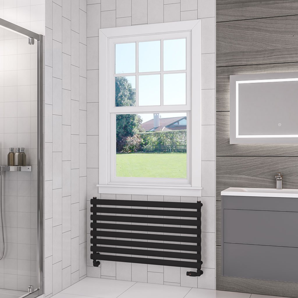 Tunstall 560 x 1000 Radiator Matt Black