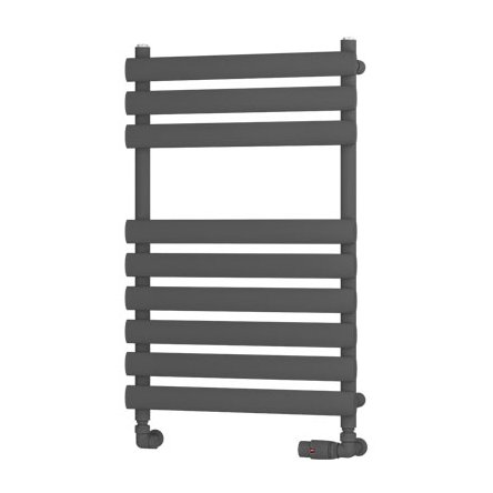 Tunstall 800 x 500 Towel Rail Matt Anthracite