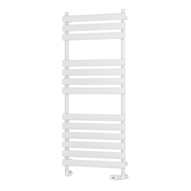 Tunstall 1200 x 500 Towel Rail Matt White