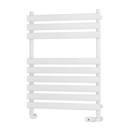 Tunstall 800 x 600 Towel Rail Matt White