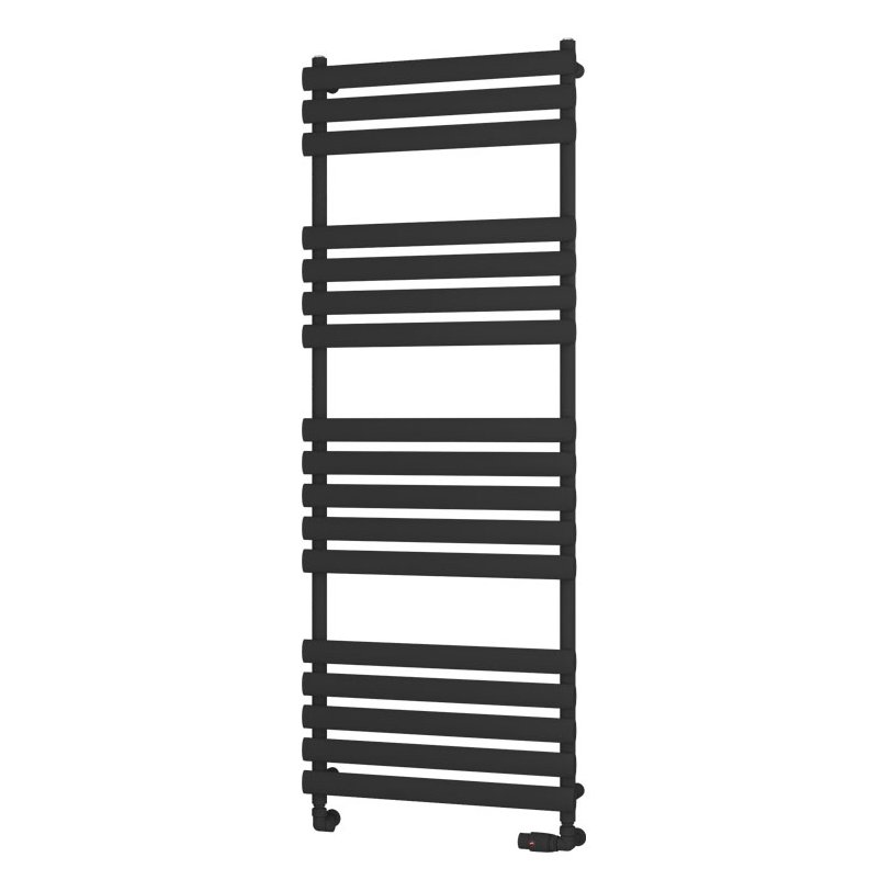 Tunstall 1600 x 600 Towel Rail Matt Black