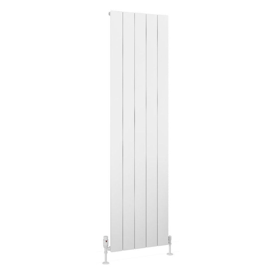 Charlton 1800 x 470 Aluminium Radiator Matt White
