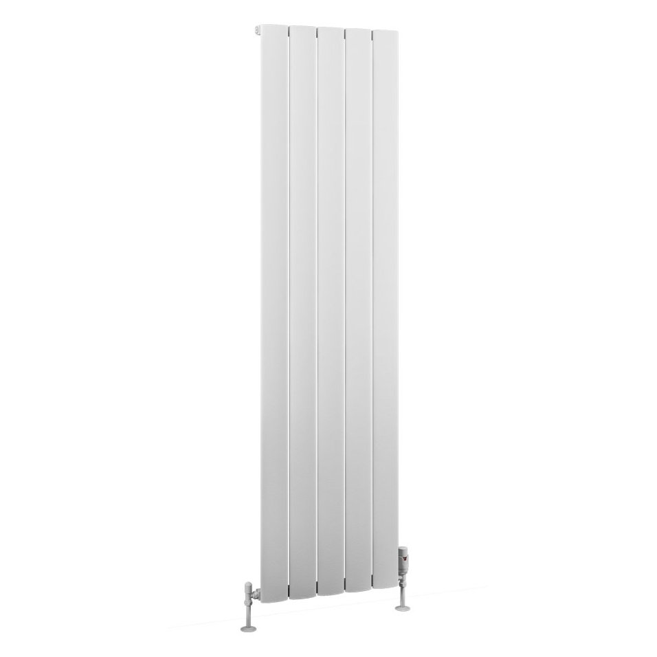 Malmesbury 1800 x 470 Aluminium Radiator Matt White