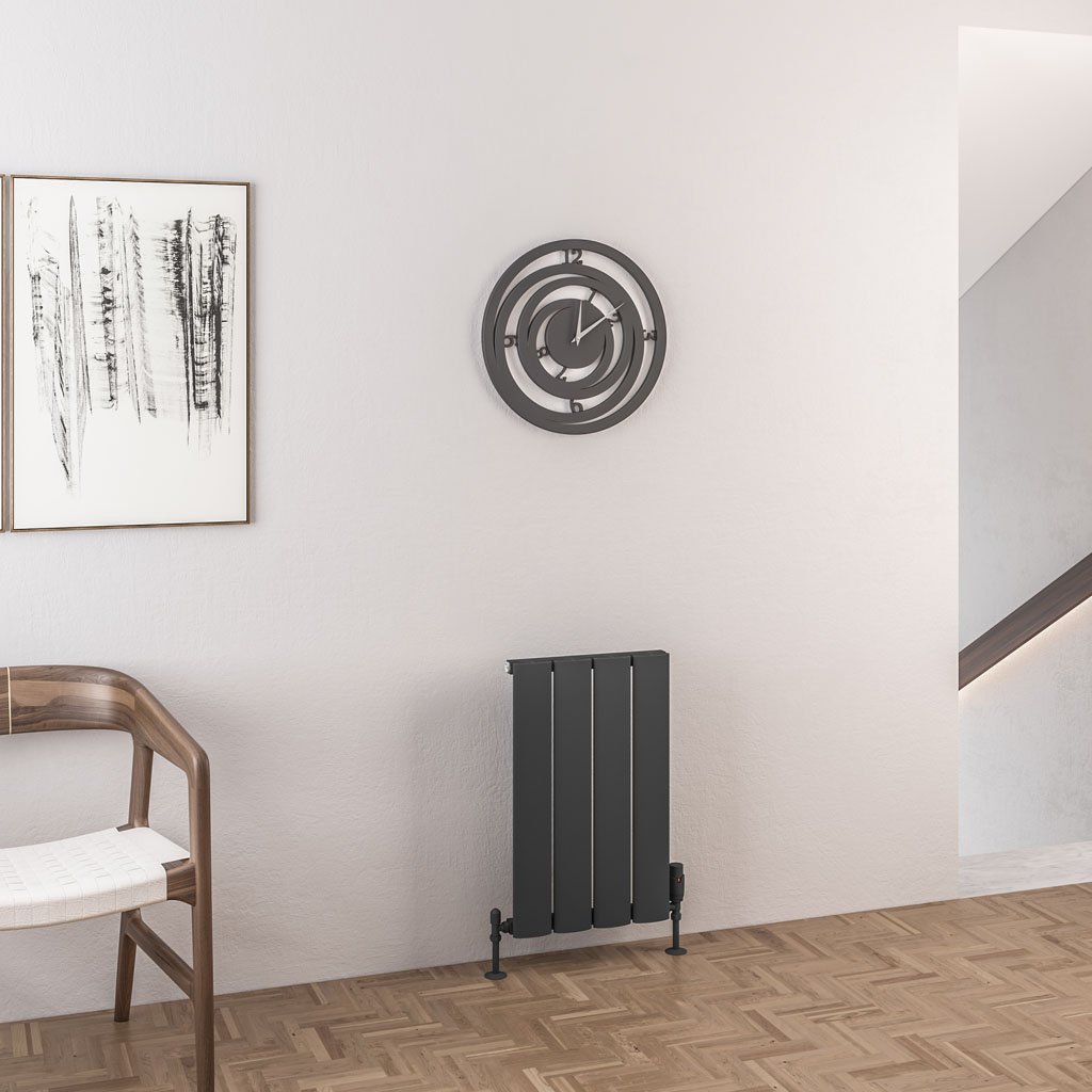 Malmesbury 600 x 375 Aluminium Radiator Matt Anthracite