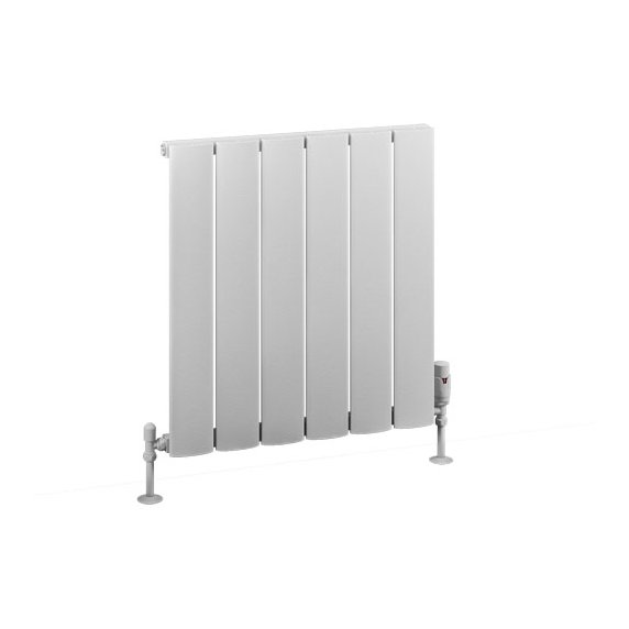Malmesbury 600 x 565 Aluminium Radiator Matt White
