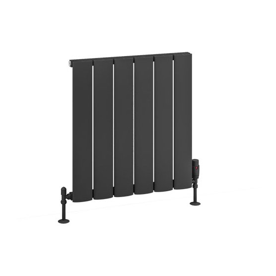 Malmesbury 600 x 565 Aluminium Radiator Matt Anthracite