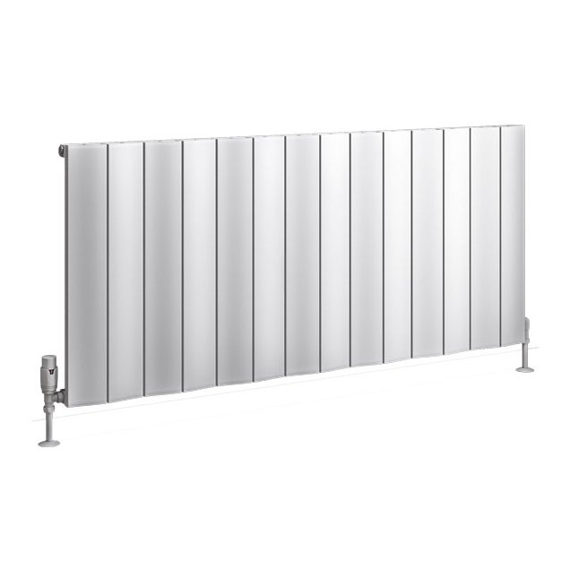 Fairford 600 x 1325 Aluminium Radiator Matt White