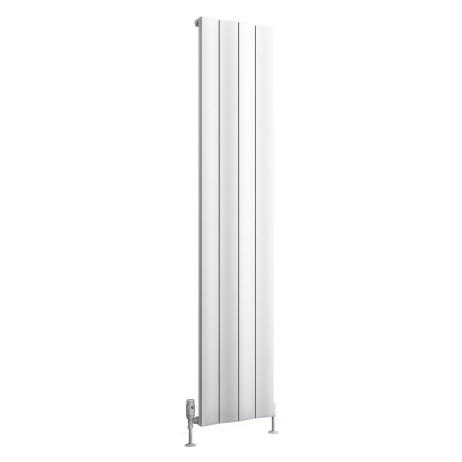 Fairford 1800 x 375 Aluminium Radiator Matt White